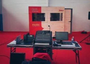 cabina insonorizada karaoke portatil